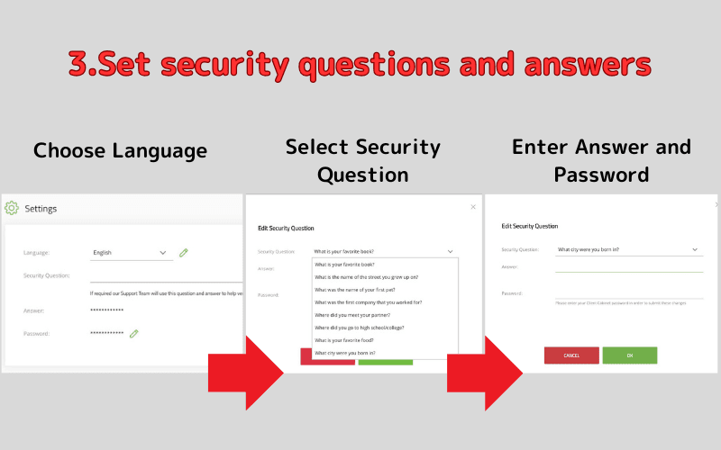 Security Question Success