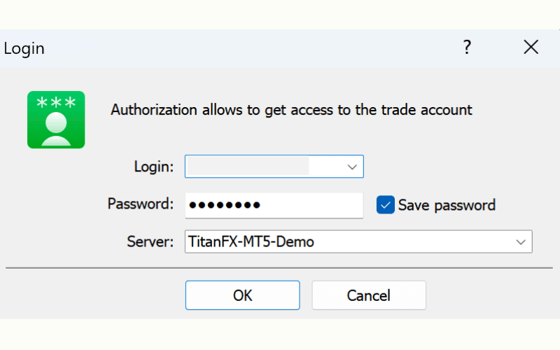 Log into Your Trading Account