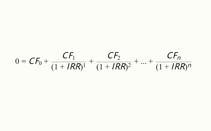 Calculate IRR