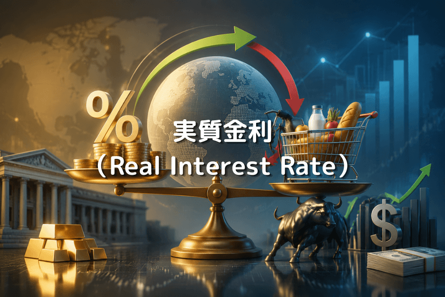 実質金利とは?計算方法、フィッシャー方程式、ゴールドや株式への影響を解説