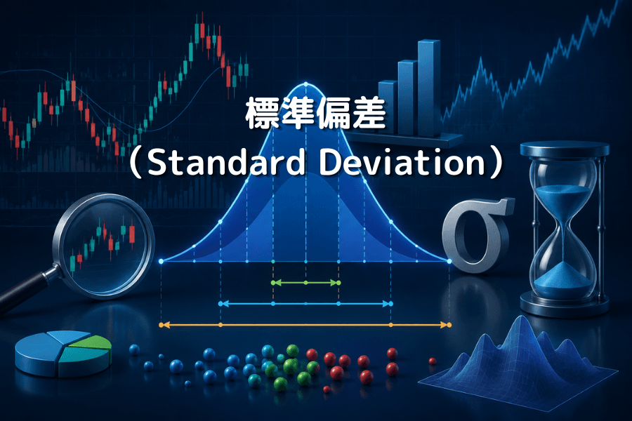 標準偏差(Standard Deviation)とは?計算式・正規分布の限界・トレードへの応用を解説