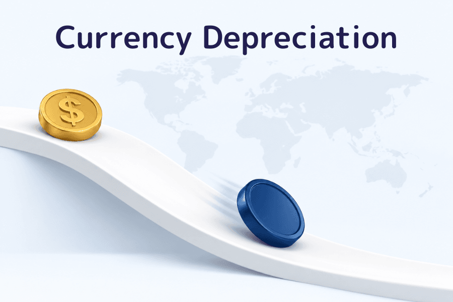 What is currency depreciation? Why currencies fall, the effects, and how to measure it