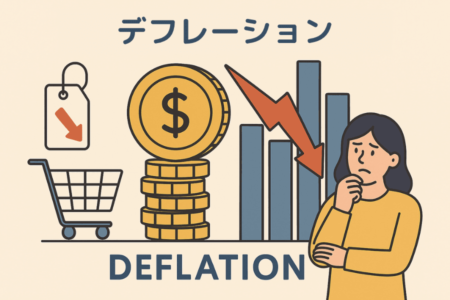 デフレーション（Deflation）とは？デフレの定義・原因・影響・政策対応を徹底解説