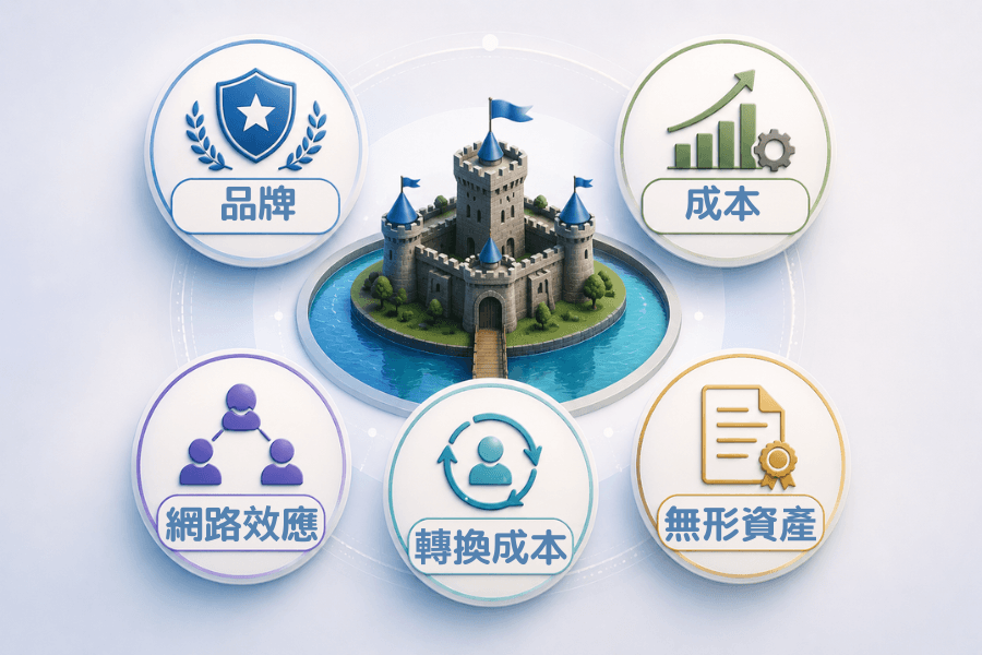 護城河有哪些類型？