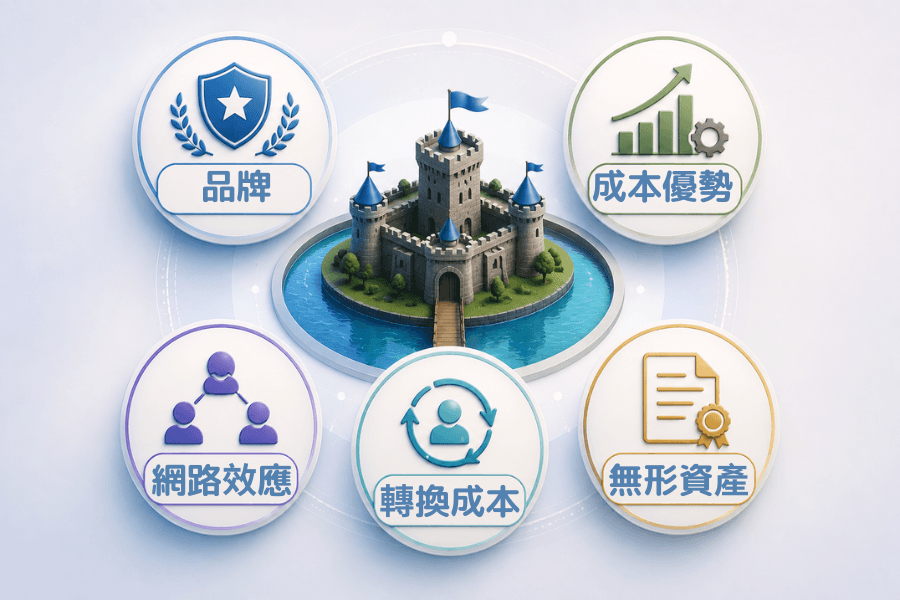 護城河有哪些類型?