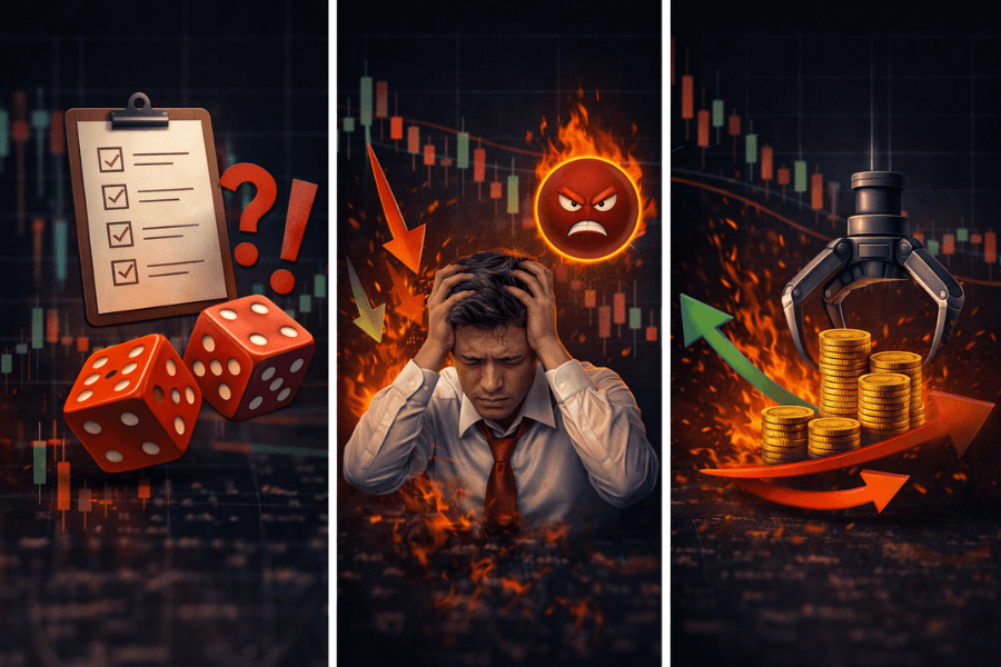 人為操作導致的賠錢原因：交易者常見的心理誤區