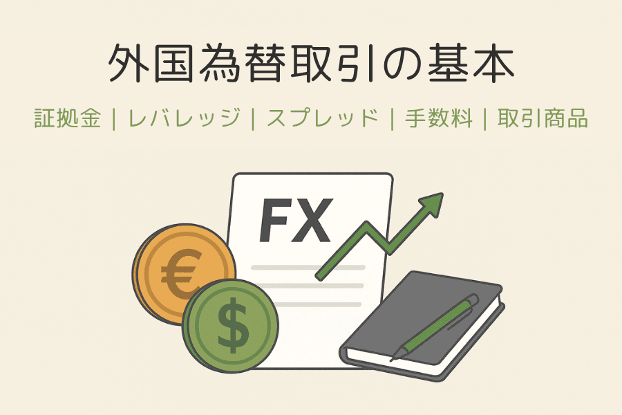 外国為替取引の基本:FX(外国為替証拠金取引)とは?レバレッジ・スプレッド・ロット・損益計算とリスク