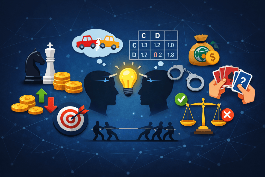 什麼是賽局理論(Game Theory)?概念、要素、博弈模型與常見問答