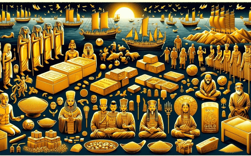 黄金的发现与早期使用 