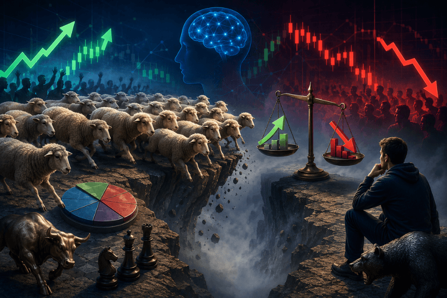 羊群效应如何形成？从 FOMO 到市场泡沫的投资心理学