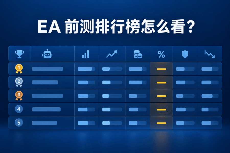 EA 前测排行榜怎么看?封面图:一张排行榜示意,其中一栏以暖色标出破折号符号,其余栏位为数值,投资专栏