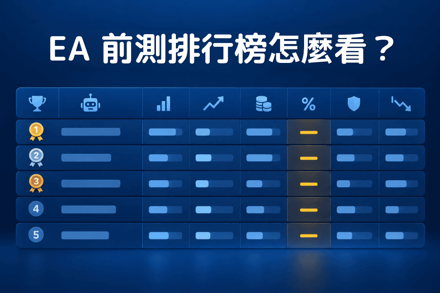 EA 前測排行榜怎麼看？封面圖：一張排行榜示意，其中一欄以暖色標出破折號符號，其餘欄位為數值，投資專欄