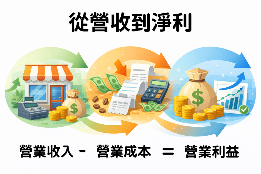 损益表的完整结构拆解：从营收到净利