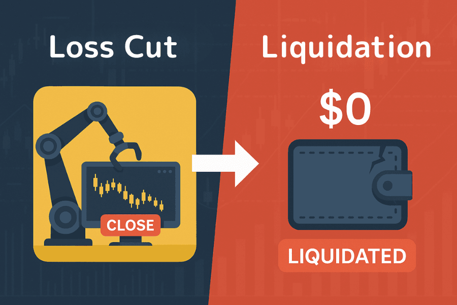 Liquidation vs forced close: a closer look