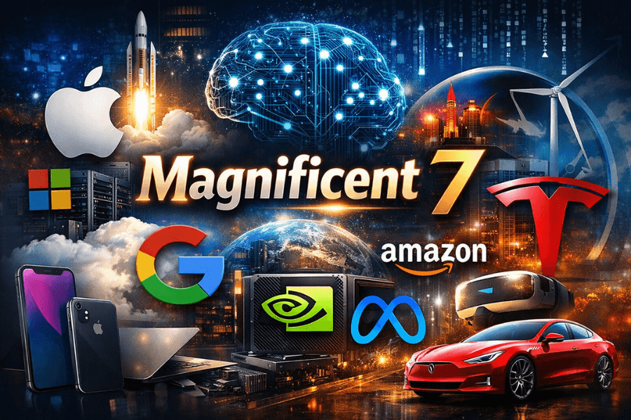 Magnificent 7是什么?美股七巨头成员解析、影响力与投资方式一次看懂 | 美股公司分析