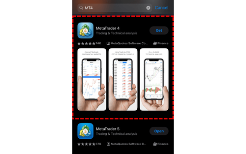 MT4(iOS版)的下载、安装和登录方法