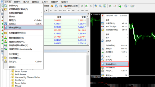 MT4（Windows版）中以CSV档案格式下载图表价格资料的方法