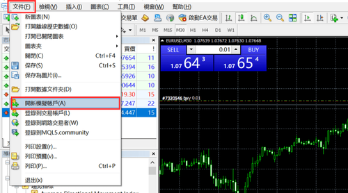 MT4（Windows版）模拟账户的开设方法