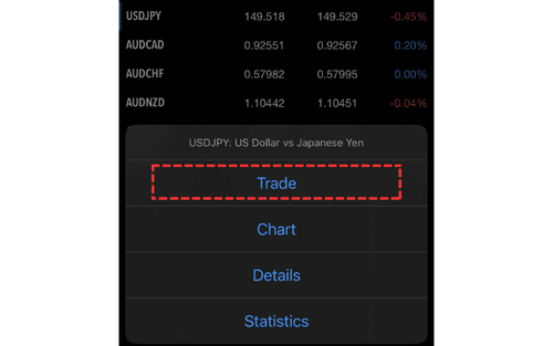 MT5 (iOS) How to Place Orders (Market, Limit, and Stop Orders)