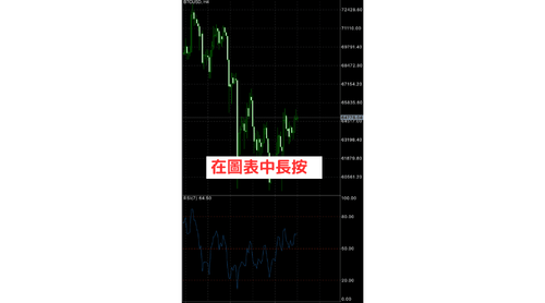 MT4（iOS版）中修改图表窗口与指标窗口显示区域的方法