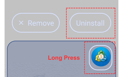 How to Uninstall MT5 (Android)