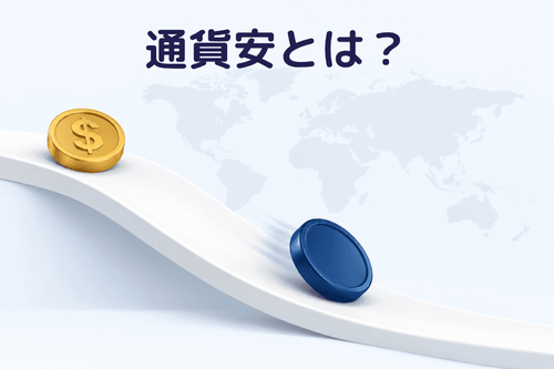 通貨安とは?なぜ通貨が下落するのか、影響と判断方法