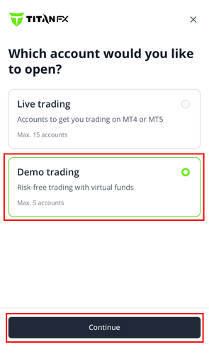 How to Create a Demo Account on MT4 (Android Version)