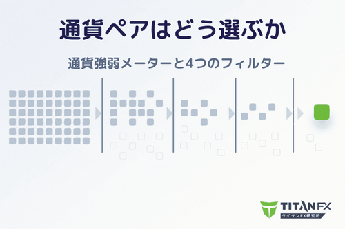 通貨ペアはどう選ぶ？通貨強弱メーターで候補を絞り、4つのツールでふるいにかける