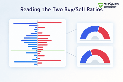 Reading the Two Buy/Sell Ratios: Why They Often Point Opposite Ways