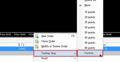 Setting up Trailing Stops on MT4 (Mac)