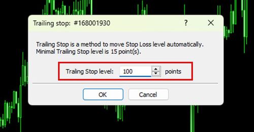 How to Set a Trailing Stop in MT4 (Win)