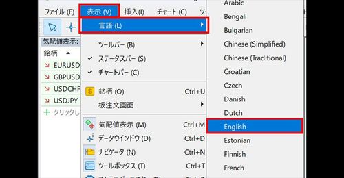How to Change the Language in MT5 (Win)