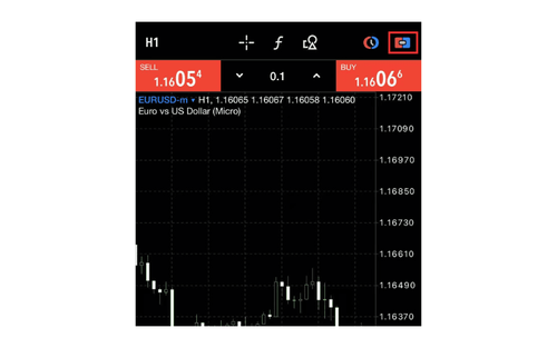 How to Place One-Click Orders, Modify, and Close Positions on the MT5 (iOS) Chart