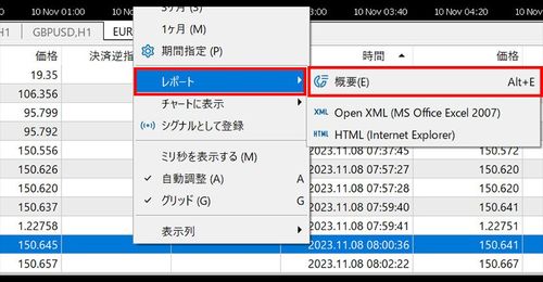 How to Create a Profit and Loss Report on MT5 (Win)