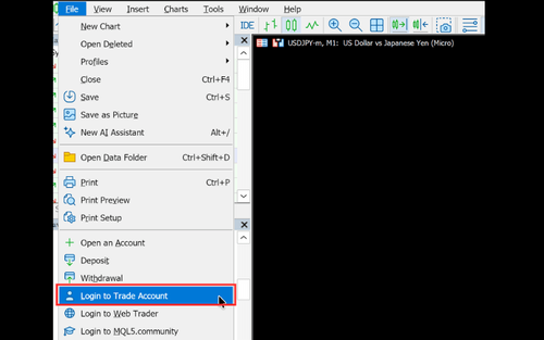 How to Switch Accounts on MT5 (Mac)
