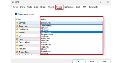 How to Set Sound in MT5 (Win)