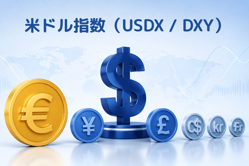米ドル指数(USDX/DXY)とは?構成通貨・変動要因と取引方法