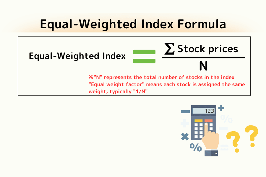 Equal-weighted index calculation