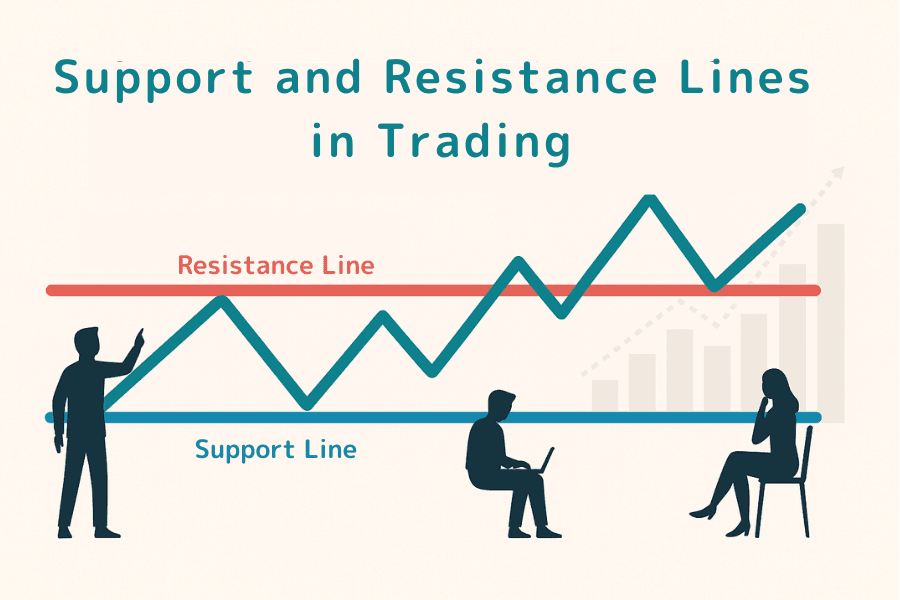 Support and resistance lines