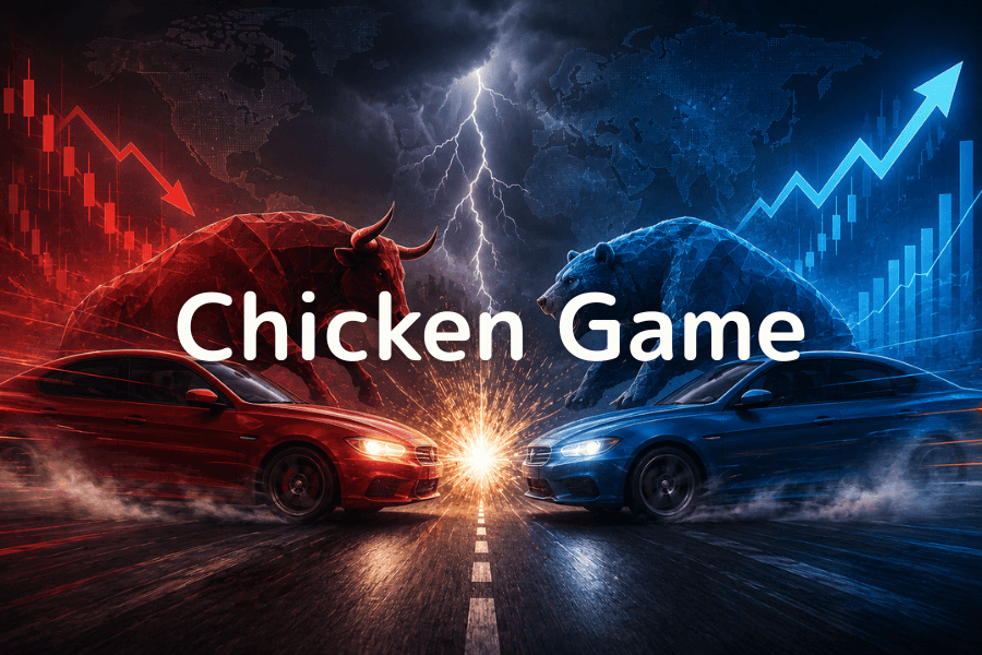 What Is the Chicken Game? The Game-Theory Trap in Forex and Stock Markets