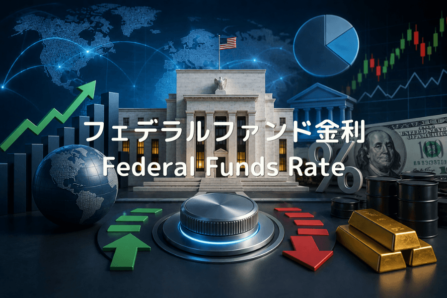 フェデラルファンド金利（FF金利）とは？Fedの利上げ・利下げが株・ドル・住宅ローンに与える影響
