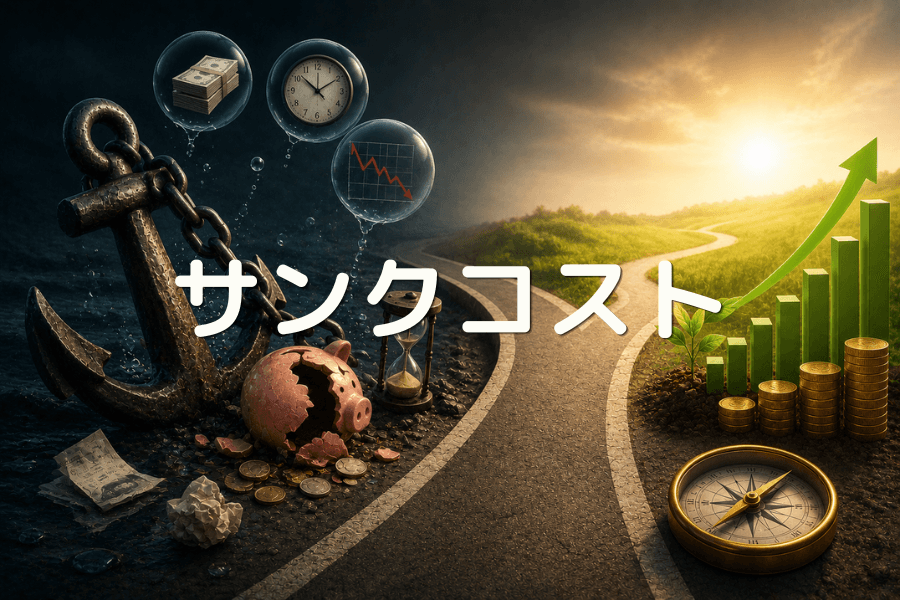 サンクコスト（埋没費用）とは？限界費用・機会費用との違いと投資での実務戦略