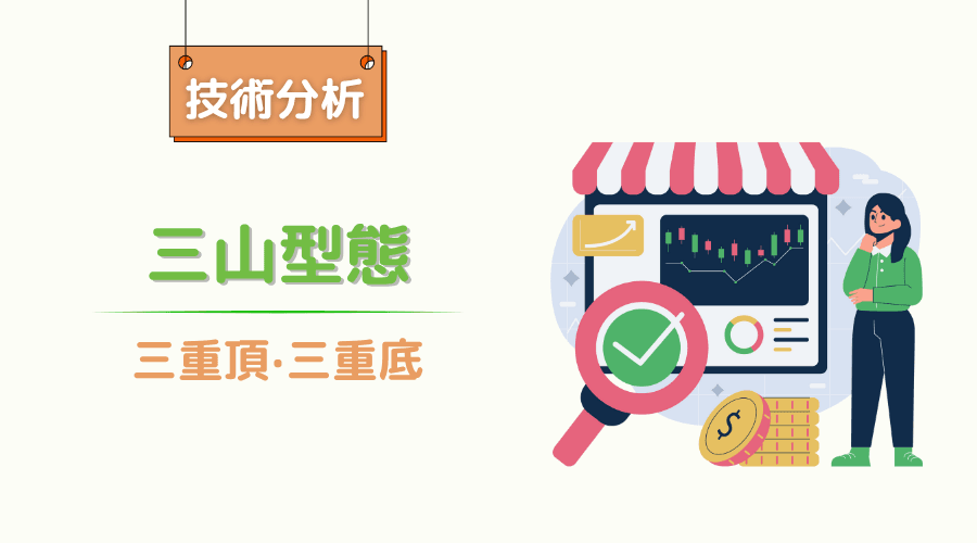 三山（Three Mountains）型态是什么？图文解读三重顶和三重底型态