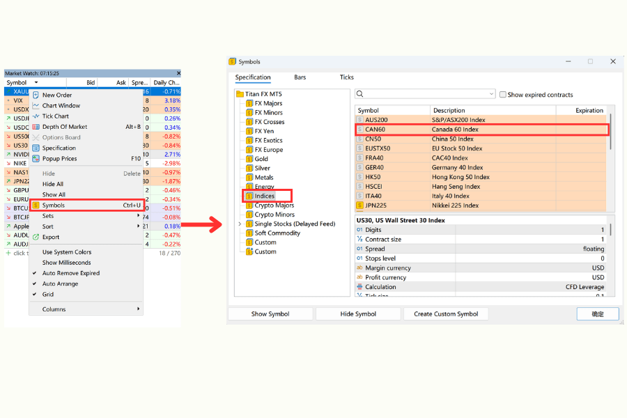 MT4/MT5 Steps to Add CAN60 Quote