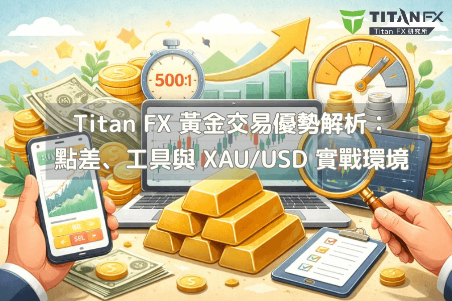 Titan FX 黃金交易優勢解析：點差、工具與 XAU/USD 實戰環境