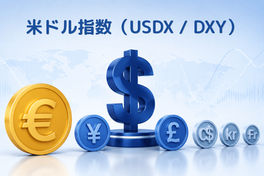 米ドル指数（USDX/DXY）とは？構成通貨・変動要因と取引方法