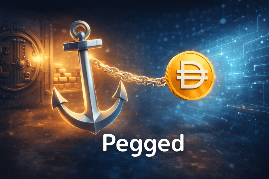 稳定币为何能维持价格？挂钩（pegged）机制与加密资产价值锚点