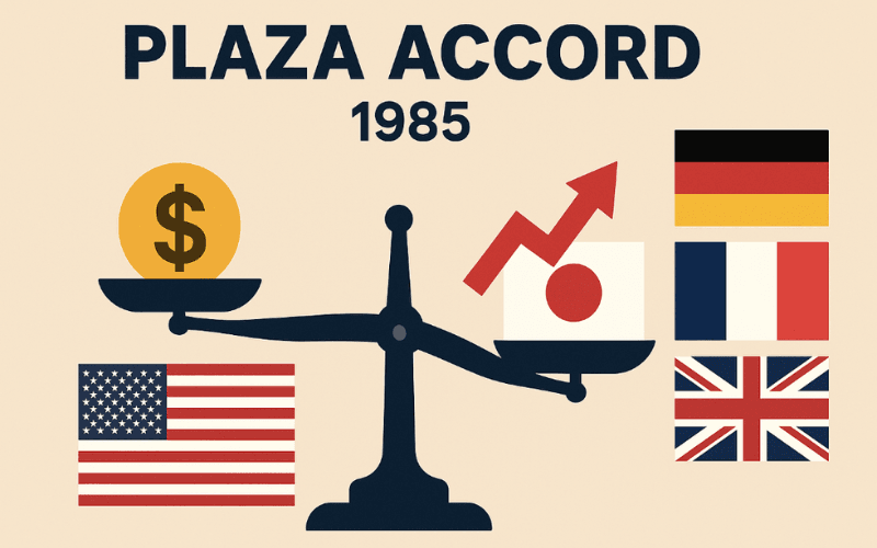  广场协议是什么？1985年G5联手压低美元的国际货币协定解说