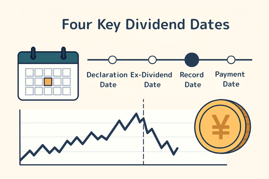 The four key dates of a dividend issue
